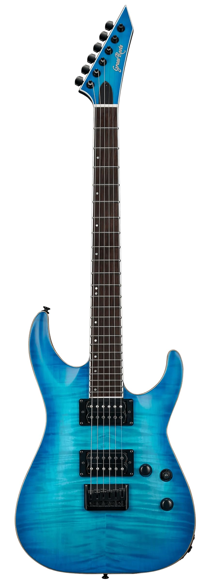 Amazon | GrassRoots G-HORIZON-FX See Thru Blue Sunburst Satin