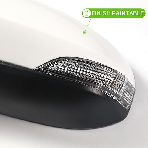 Miniatura 5 de Espejo lateral para puerta de automóvil para Toyota COROLLA 2014-2018 lado izquierdo del conductor  Vidrio ajustable eléctrico  Vidrio calefactado