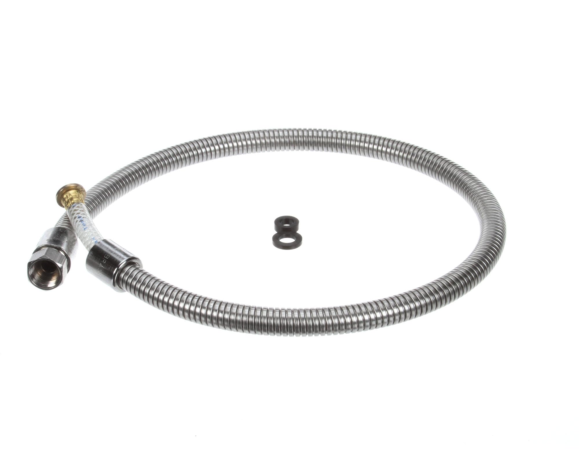 T&S Brass B-0040-H2A manguera de acero inoxidable flexible, 40 pulgadas, menos mango