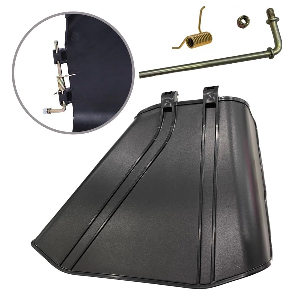 Kit deflector de cortacésped de 6 1/2 pulgadas con resorte y varilla para cubierta de canal de descarga lateral Toro Timecutter Z5000, Z5020, Z5030 y Z5040