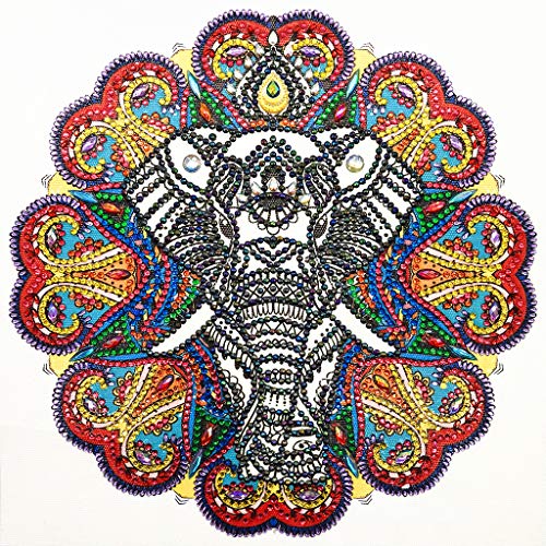 KOVIPGU Elephant 5D Special Shaped Diamond Painting Embroidery Needlework Rhinestone Crystal Cross Craft
