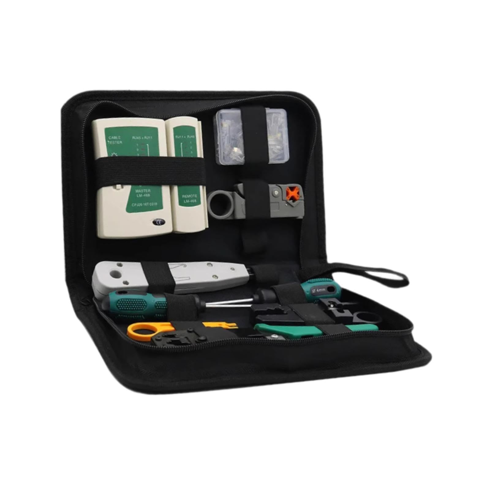 VELURA Network Tool Kit 11 in 1 Anti Slip Handle Cable Repair Maintenance Tools Set|1 crimping pliers,|Cabling Tools| Computer Cables & Connectors |Computers/Tablets & Networking-picture-17