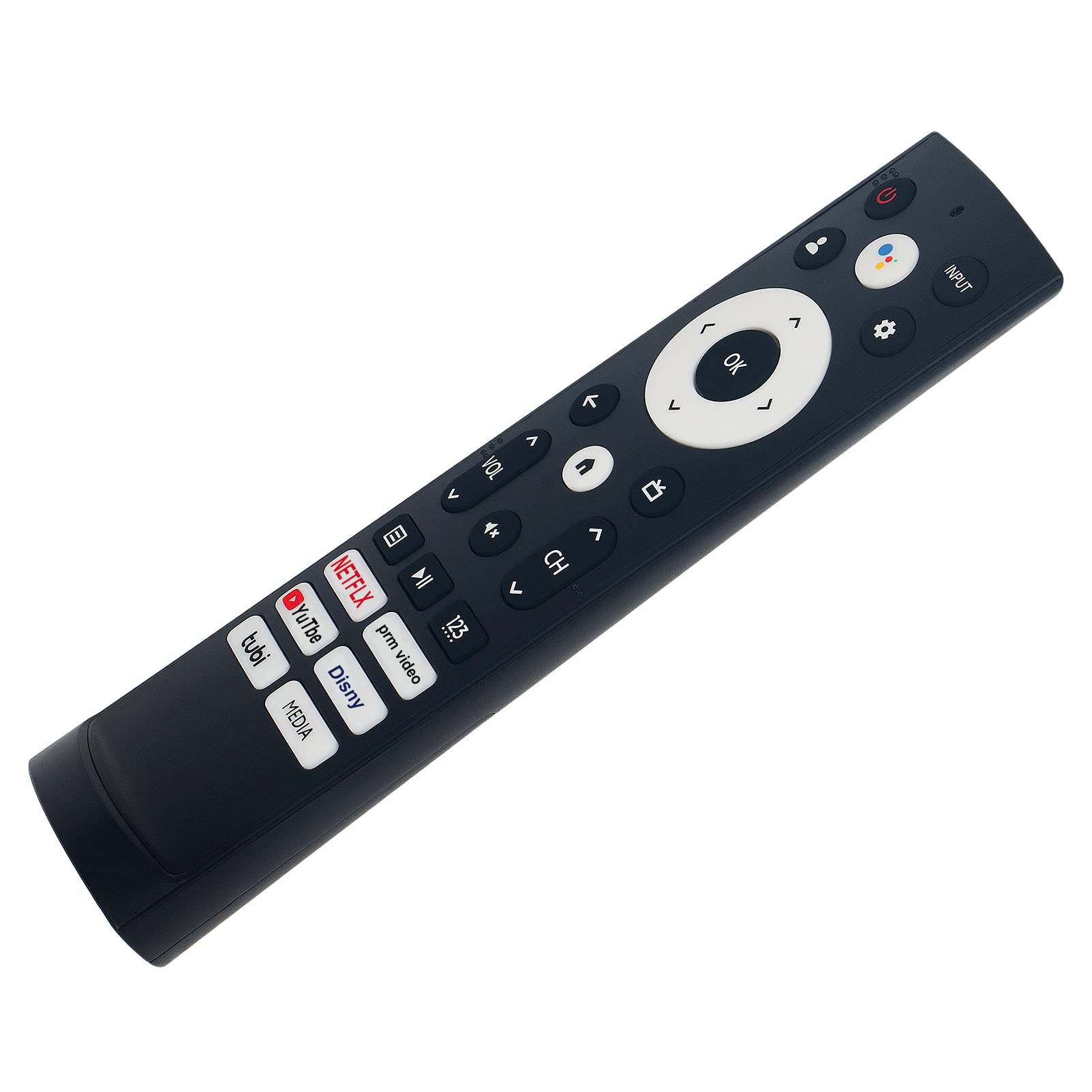 VINABTY Télécommande vocale de rechange EN2A30 pour Hisense 4K UHD HDR