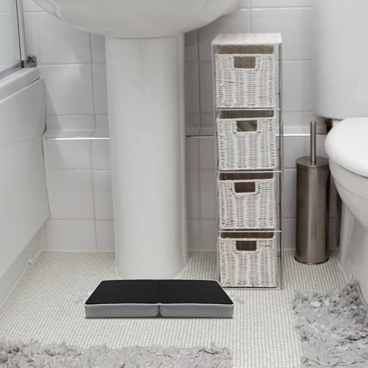 Cabilock 1pc Comfortable Folding Yoga Cushion for Outdoor and Home Use Non- Knee Protective Mat for Camping Exercise and Housework and Design