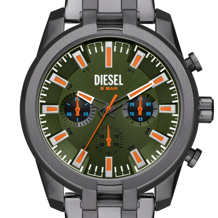 Diesel Split Analog Green Dial Men's Watch-DZ4624 : Amazon.in: Fashion