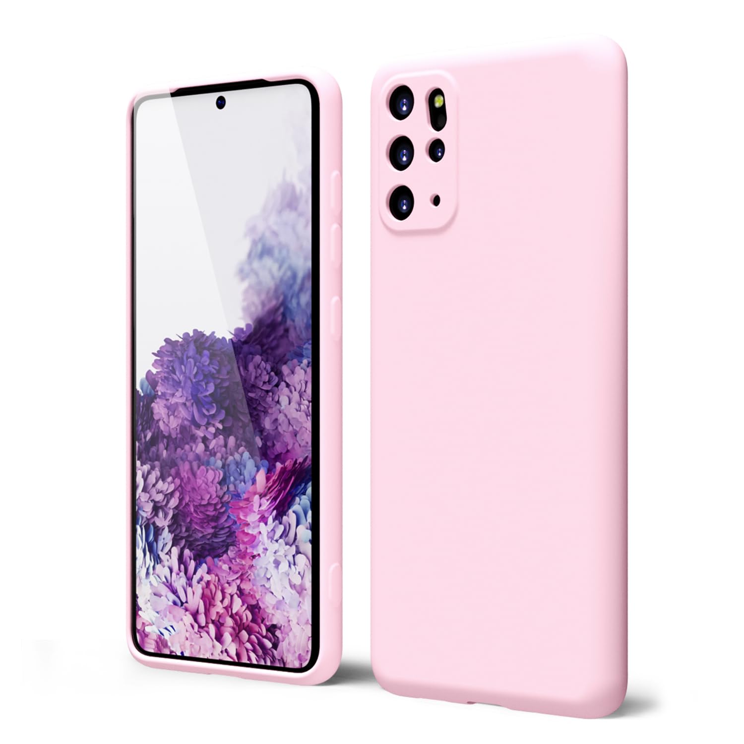 oakxco for Samsung Galaxy S24 Ultra Phone Case Liquid Silicone, Neon Bright Solid Color, Thin Slim Soft Rubber Gel Matte TPU Plain Simple Cover for Women Girl Cute, Hot Pink Fuchsia — view 40