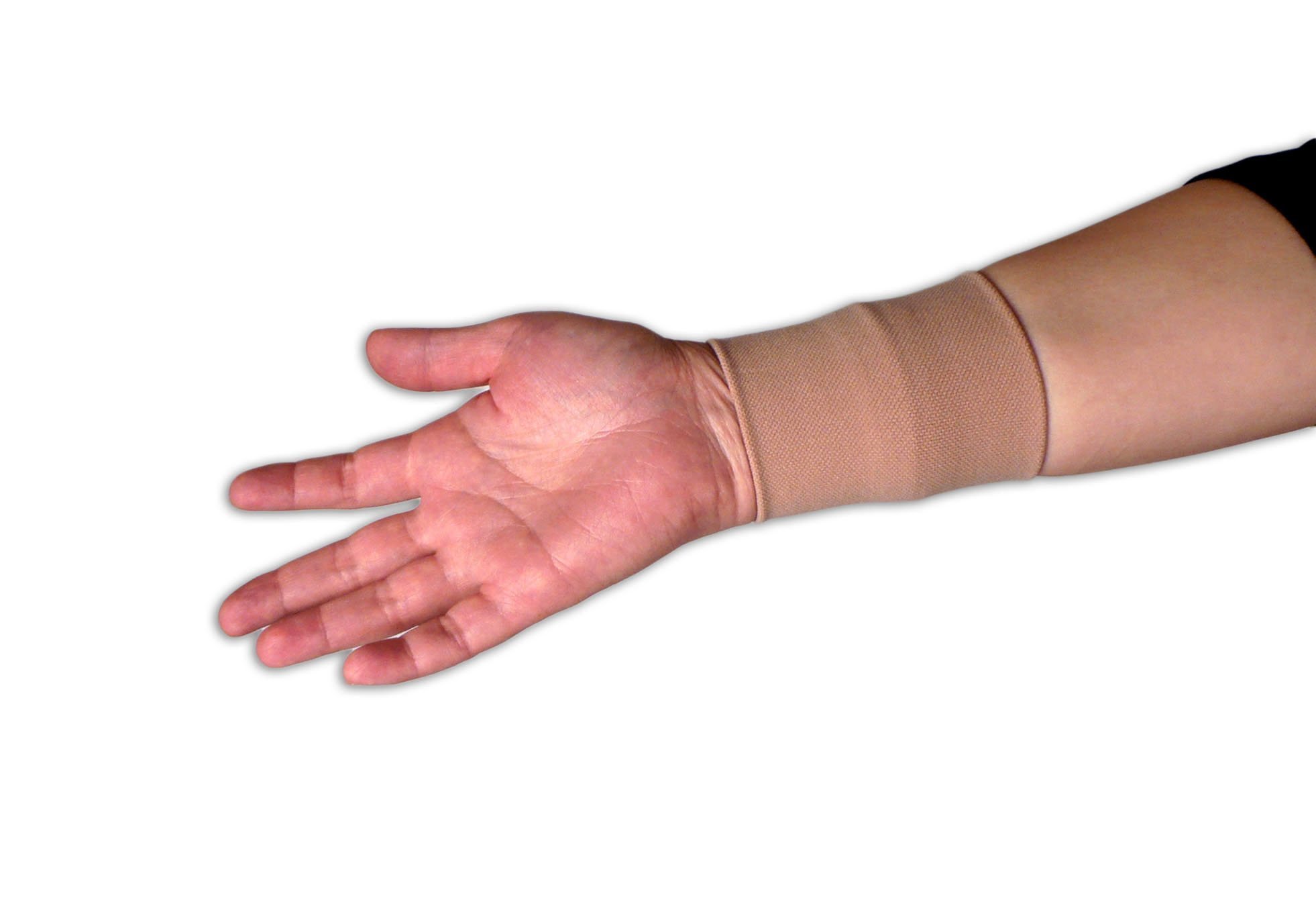 AT Surgical Slip-On Wrist Compression Sleeves with Microfiber & Moisture-Wicking Fabric for Unisex - Small
