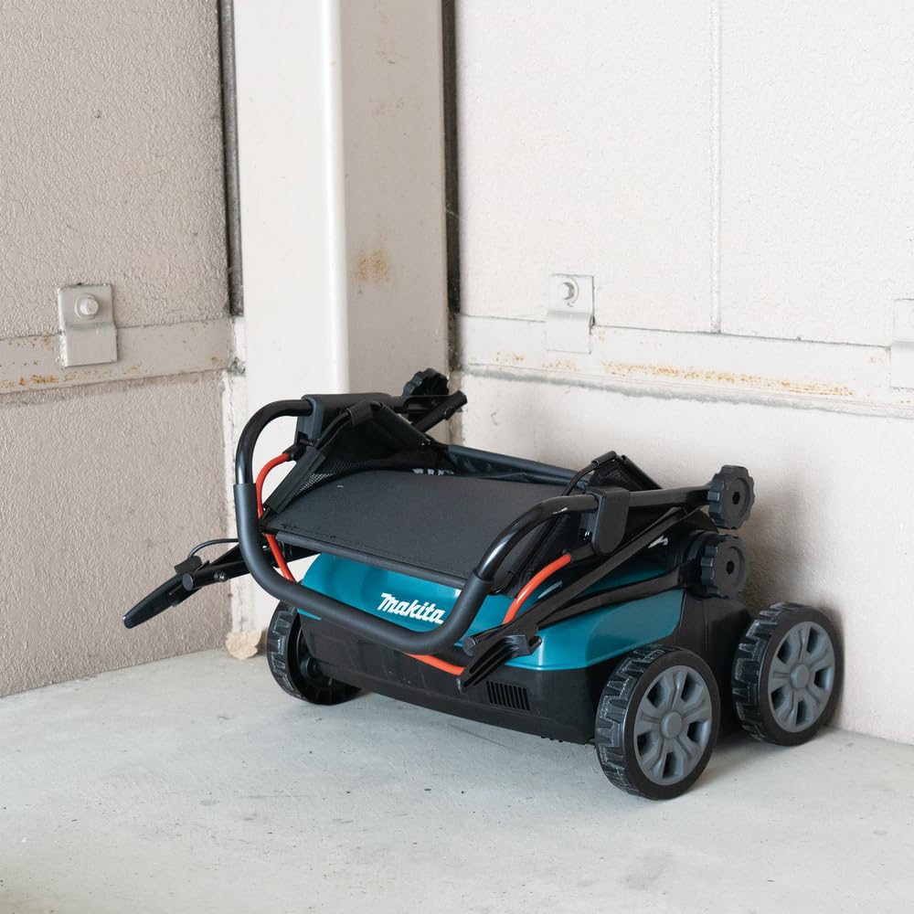Makita DUV320RT 18V Li-Ion LXT Brushless 32cm Vertikutierer komplett mit 1x 5,0Ah Akku und Ladegerät