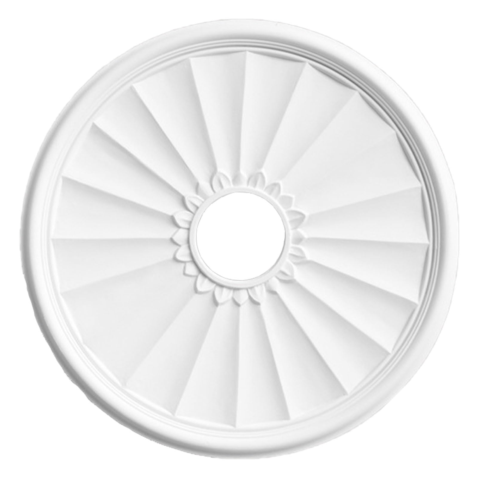 Foelanne White O Ceiling Medallion White 24.8-60Cm(,40Cm)