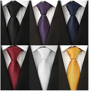 Adulove Men's Silk Necktie Set