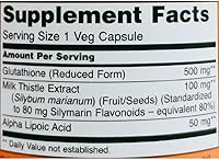 Vista 4 de NOW Foods - Glutathione Cellular Antioxidant 500 mg. - 60 Vegetarian Capsules