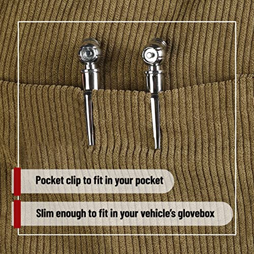 Image of UNCO- Pencil Tire Pressure Gauge, 3 Pack, 10-75 PSI, Pencil Air Pressure Gauge for Tires