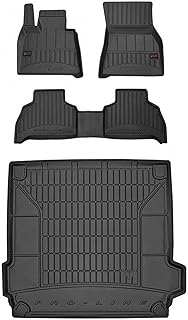 MOTOS Kit de tapis de sol en caoutchouc et tapis de coffre pour BMW X5 G05 depuis 2018 Améliorez votre confort de voyage avec tapis antidérapant voiture 3D- Tapis de sol voiture tous temps, protection