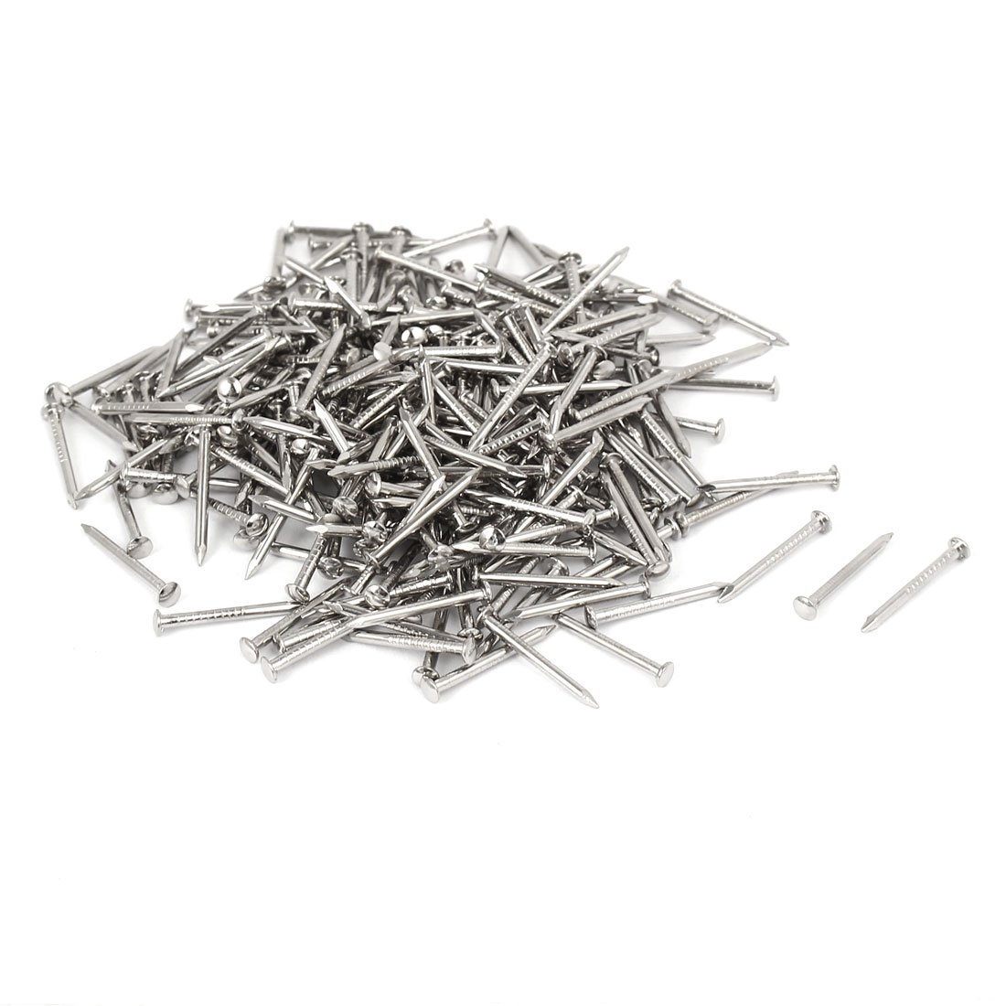 Sourcingmap Home Furniture 3mm x 17mm Upholstery Thumb Tack Nail Push Pin Silver Tone 300pcs