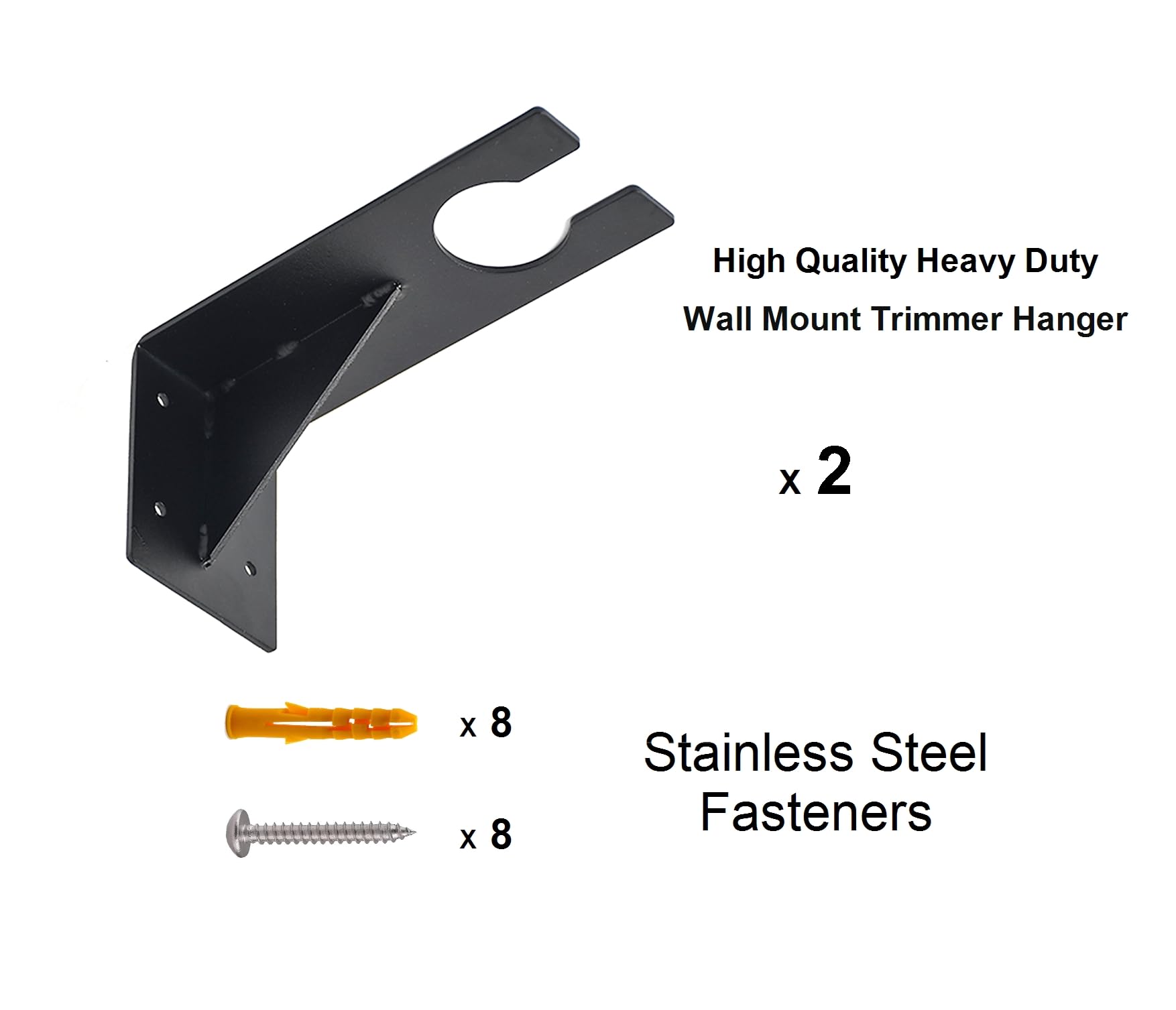 Wall Mount Rack for EGO Trimmer, Heavy-Duty Wall Hanging Holder for Garden Power Tools, Garage Storage Organizer, Wall Hanging Holder for EGO Tools, Storage Hooks for Trimmer