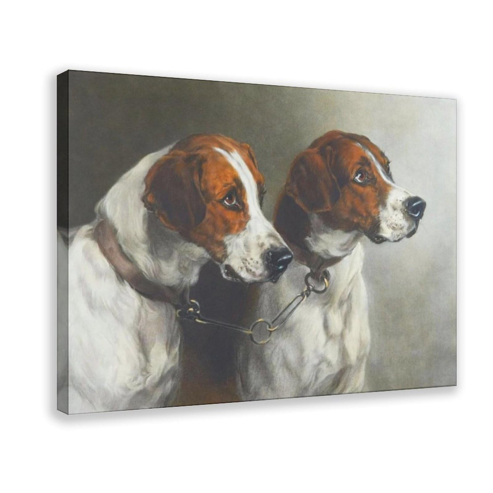 Bareronor Foxhounds Aft. Heywood Hardy Canvas Poster Bedroom Decor Landscape Office Room Decor Gift 12" L X 18" W