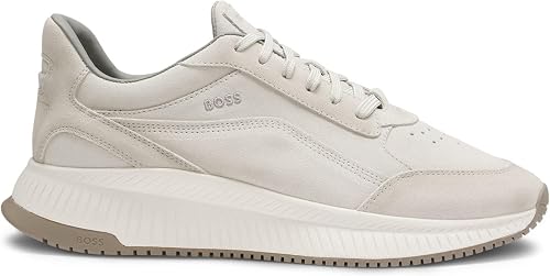 Boss Ttnm Evo_Runn_sdwxbr 10214574 Baskets pour Homme, Blanc Ouvert., 46 EU