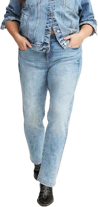 Torrid Womens Plus Size Bombshell Straight High-Rise Jean