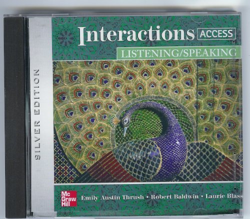  Interactions Access Listening/Speaking Audio CDs (2)