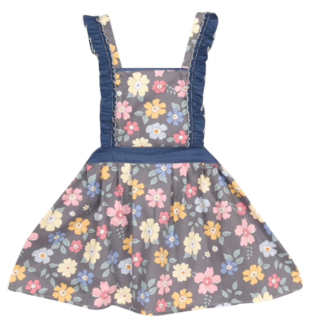 CRB Fashion Kids Cooking Baking Apron | Toddler, Little Girls, Cute Kitchen Chef Aprons