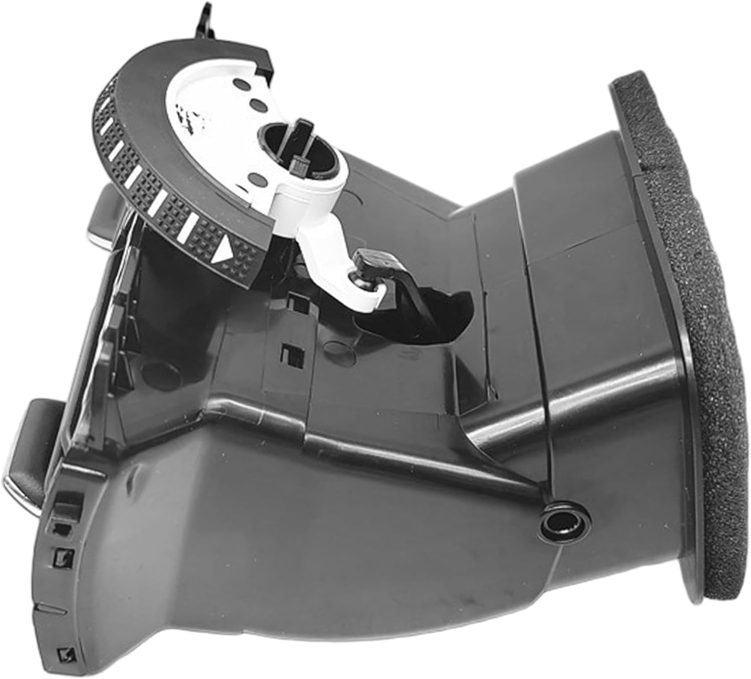 Car AC Vent Extender Rear Black Air Conditioning Vent Outlet for Rear Seat Cooling Easy Installation Fit for Car Truck SUV RV.