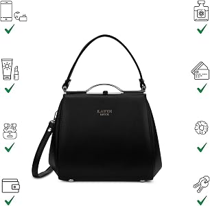 Buy Lavie Luxe Women's Fluff25 Frame Satchel Handbag | Satchel Bag