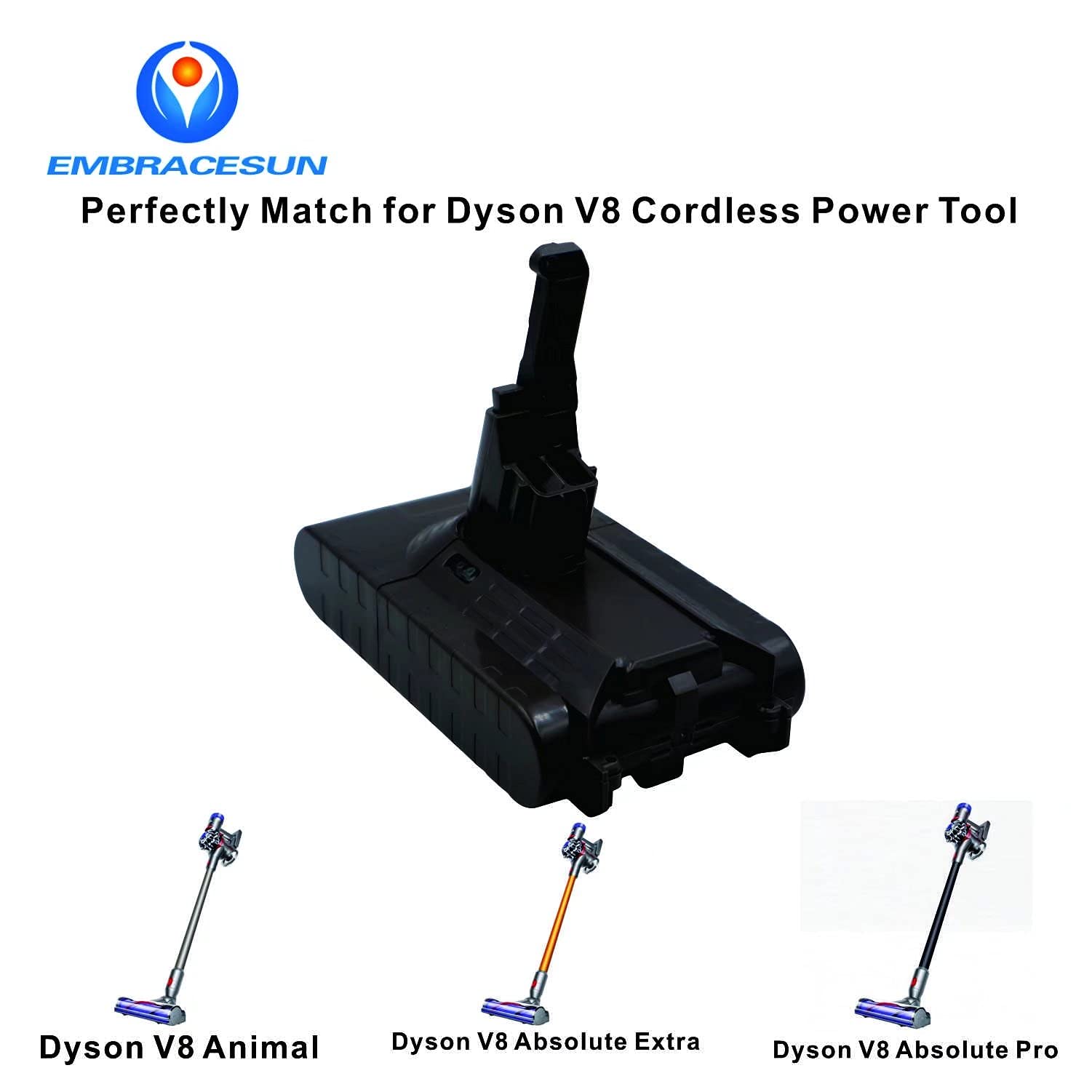 2000mAH 18650 batería de Potencia V8 batería de Iones de Litio 21,6 V de Repuesto para batería Dysn de 21,6 V 967834-02
