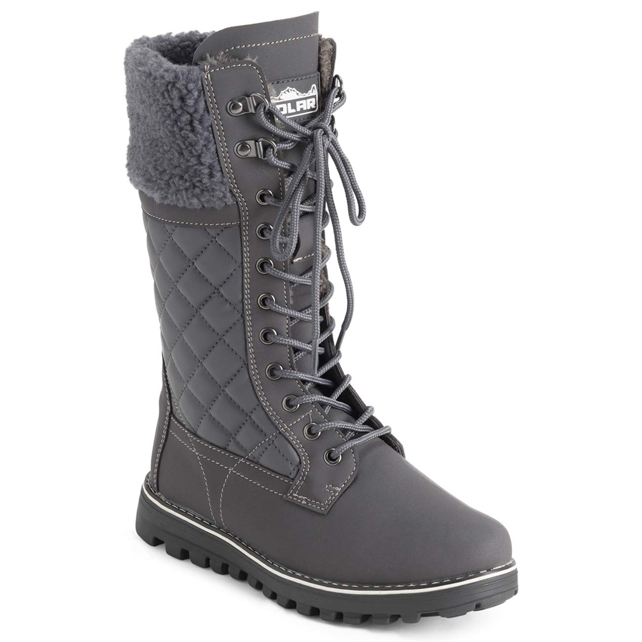 Polar Mujer Nieve Durable Al Aire Libre Térmico Invierno Calentar Impermeable Mitad De La Pantorrilla Botas