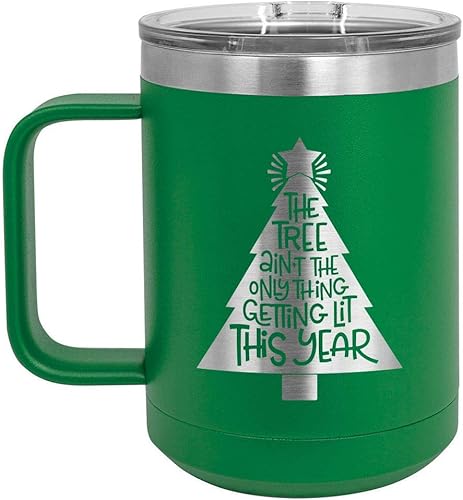 Miniatura 5 de Taza de café de 15 oz con tapa superior deslizante. Taza de café con aislamiento de viaje, diseño de Navidad y regalos de mujeres o hombres  Compare