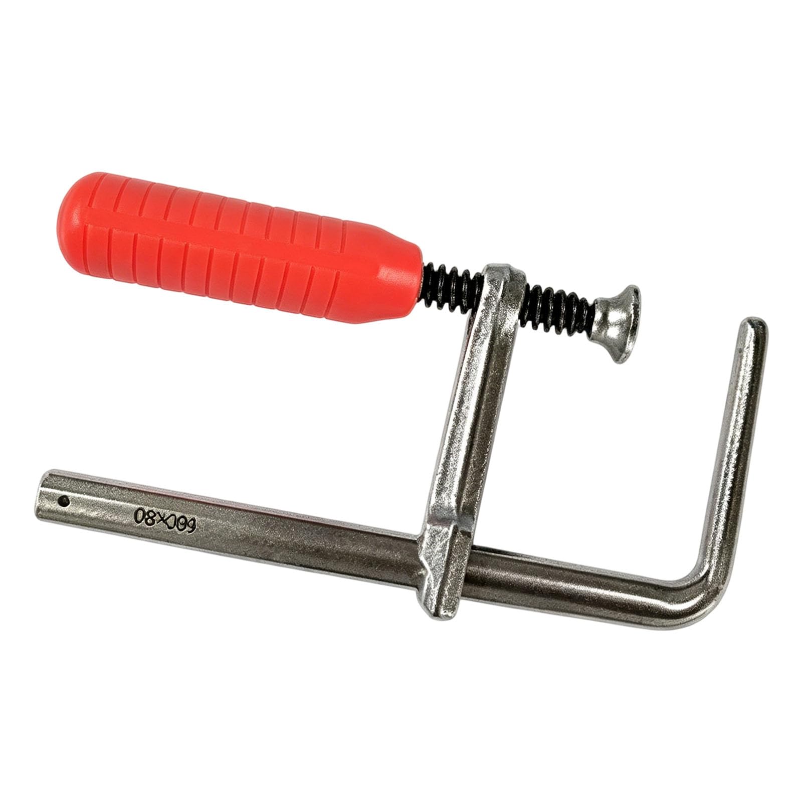 CUNZJIA High Strength F Clamp for Woodworking with 160mm Jaw Opening and 80mm Throat Depth High Carbon Steel for Safe Holding