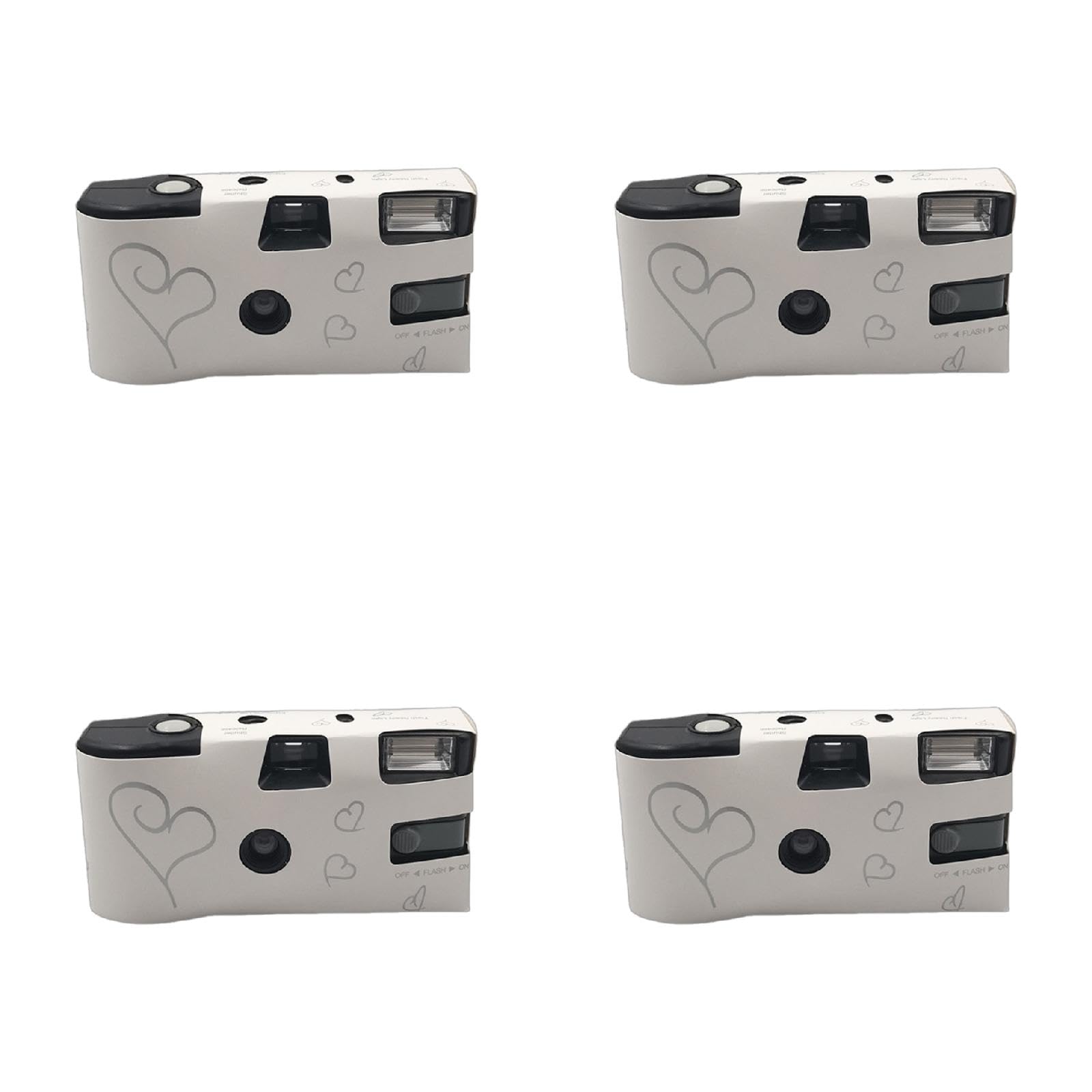 Appareil photo jetable 35 mm avec 27 poses films couleur inclus pour célébration, cadeau d'anniversaire, de mariage