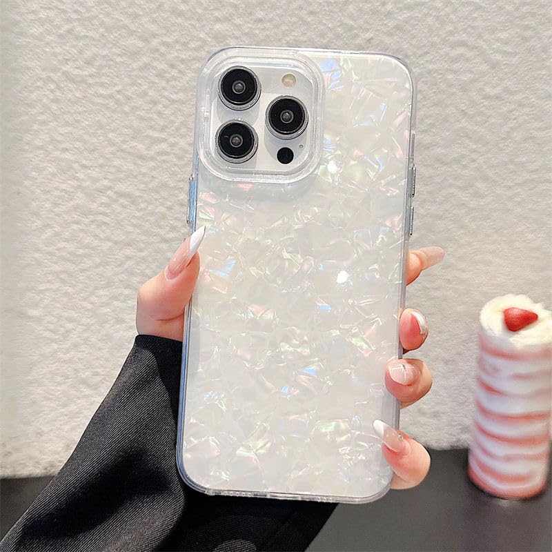 PANDACAMEL Compatible with Samsung S24 FE Case, White Marble Pattern, Unique Stone Design, Shockproof, Slim Fit, Hard PC, Girls Women Teens Cover Samsung S24 FE White-Marble