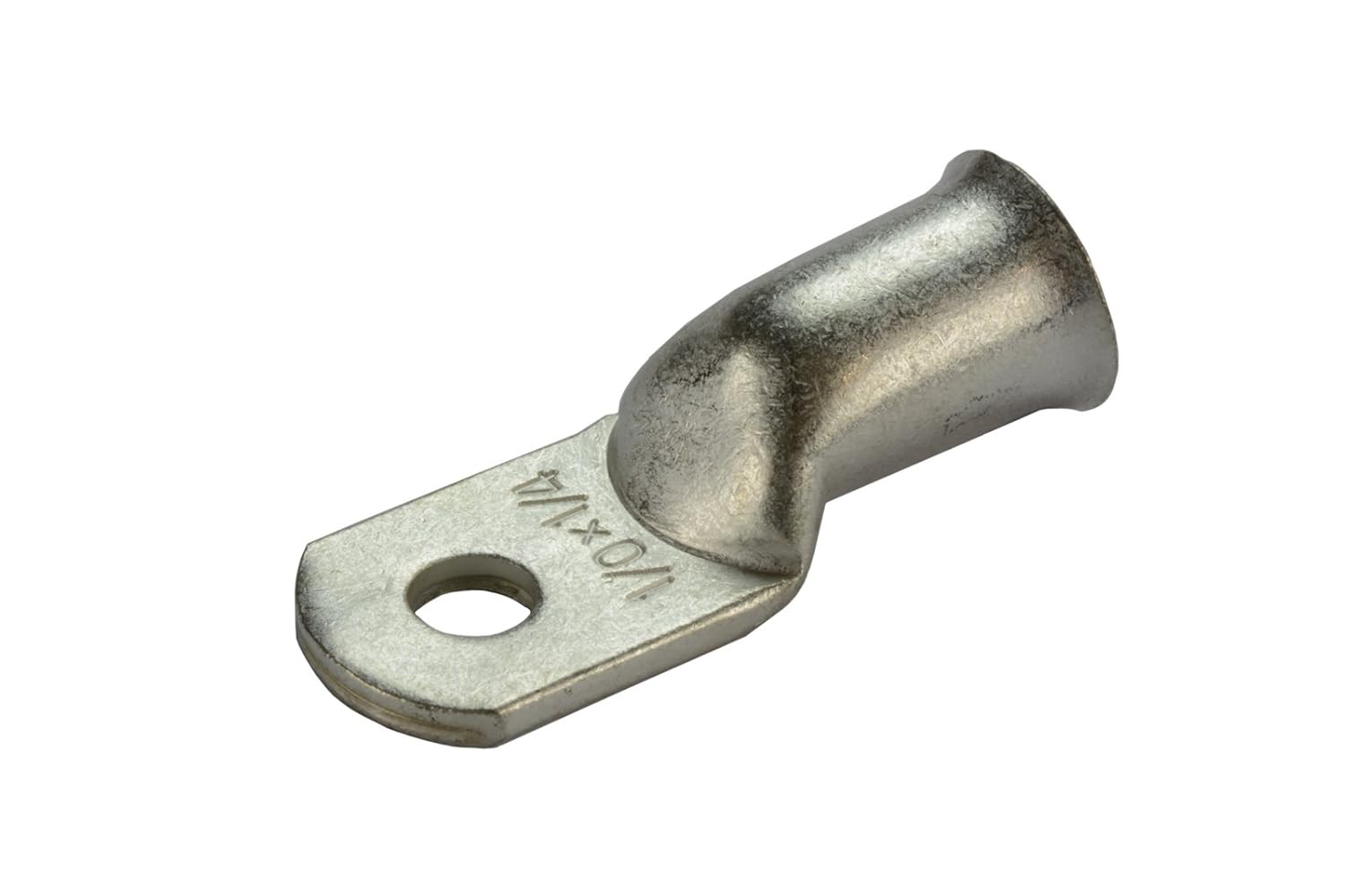 TEMCO 25 Pack Tinned Copper Welding Battery Cable Ends, Lugs Terminal 1/0 AWG 1/4" Hole - Marine Grade (6 AWG to 1/0 AWG Options Available)