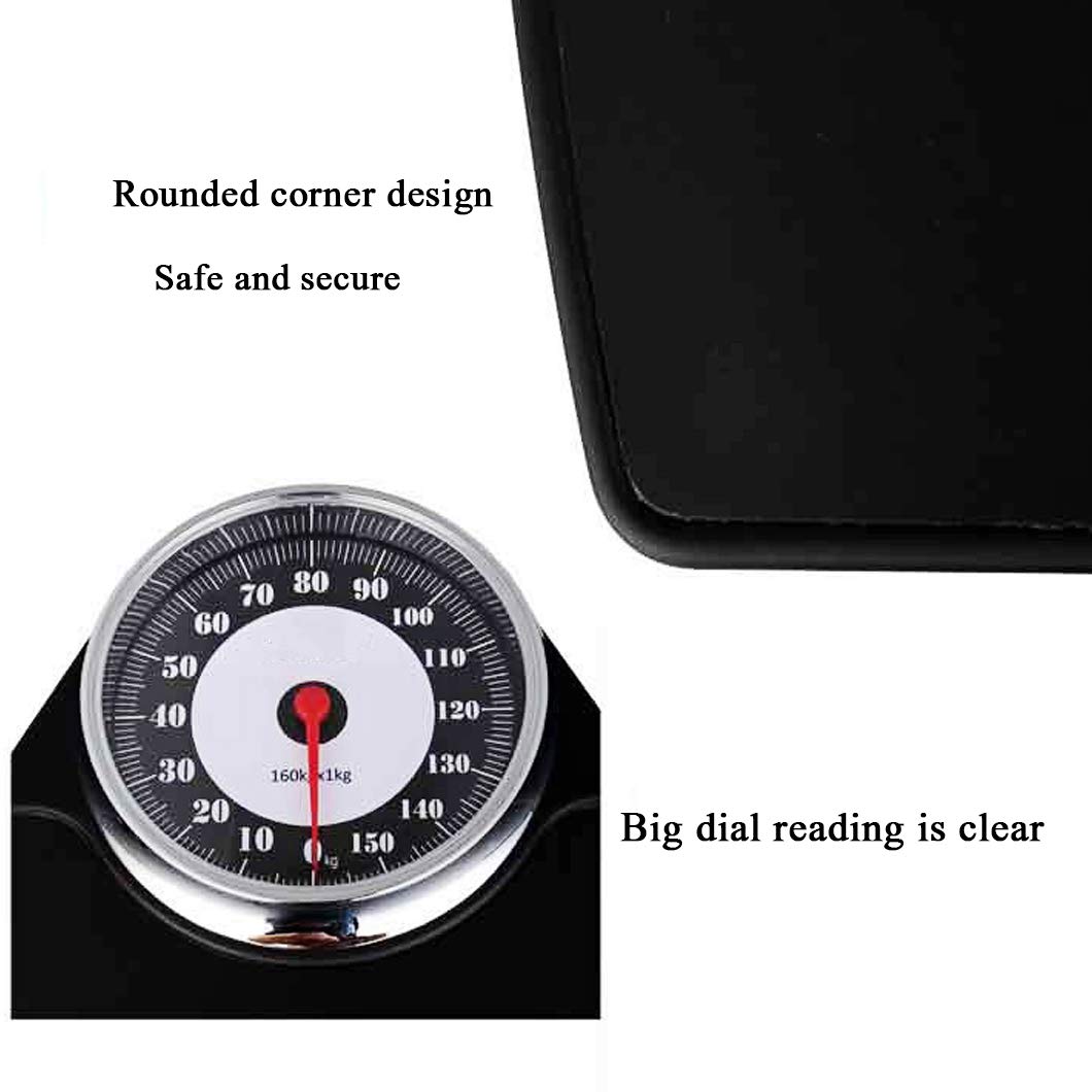 Mechanical Body Weight Scale-Bathroom Scales-Oversized Precision Dial Analog Scale,Human Health Precision Scale,for Gym/Bathroom/Hotel