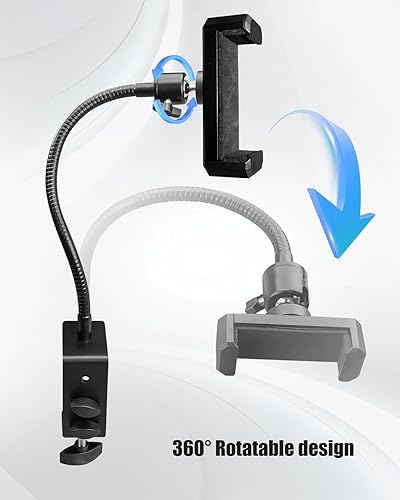 Miniatura 3 de Soporte para tablet compatible con iPad Switch Galaxy Tabs Kindle Otros dispositivos de 4.7 a 13.5 pulgadas, soporte flexible de cuello de cisne de