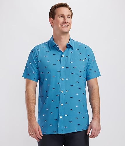 Miniatura 2 de Tipsy Elves - Camisas hawaianas para hombre, informales, de verano, para la playa, tela elástica con ajuste moderno