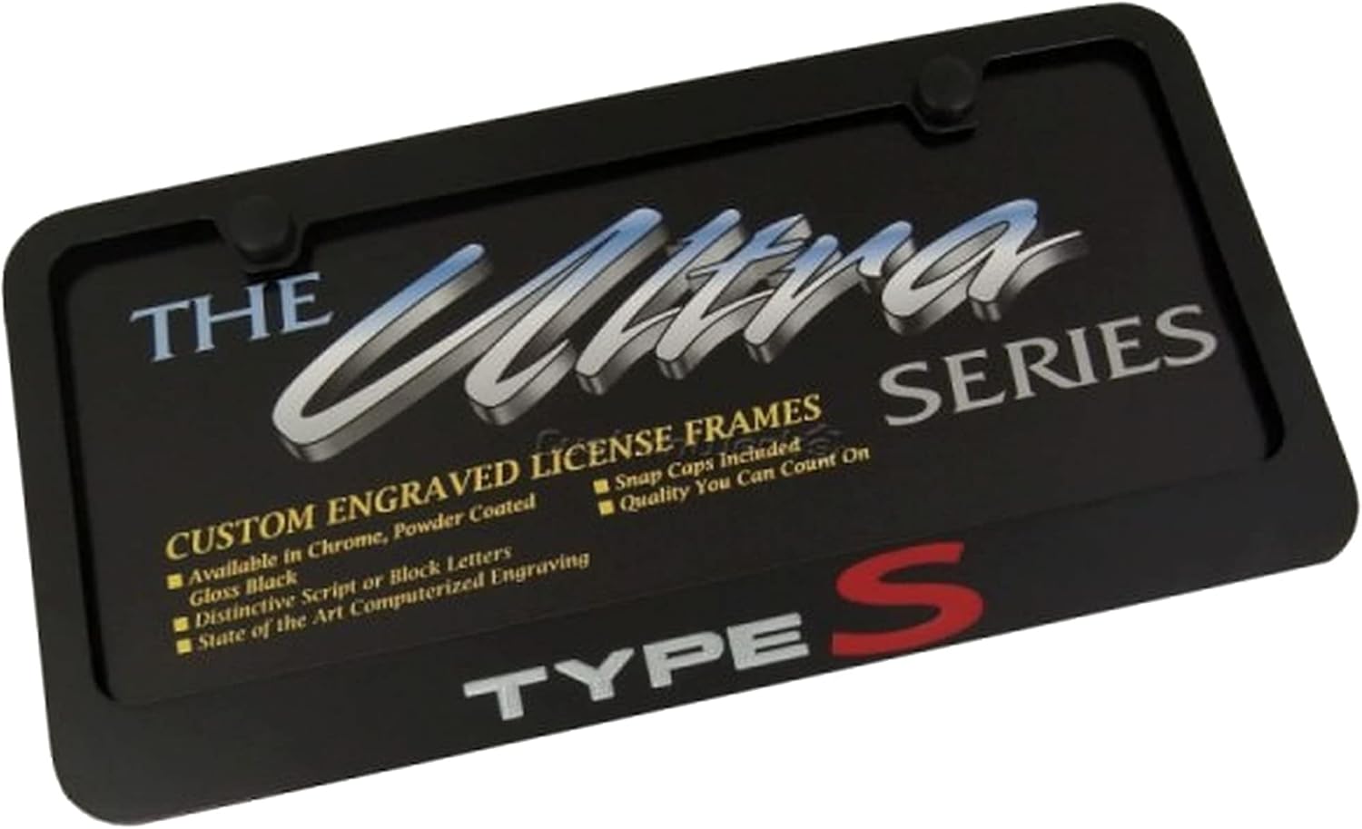 License Plate Frame for Acura Type-S (Black)