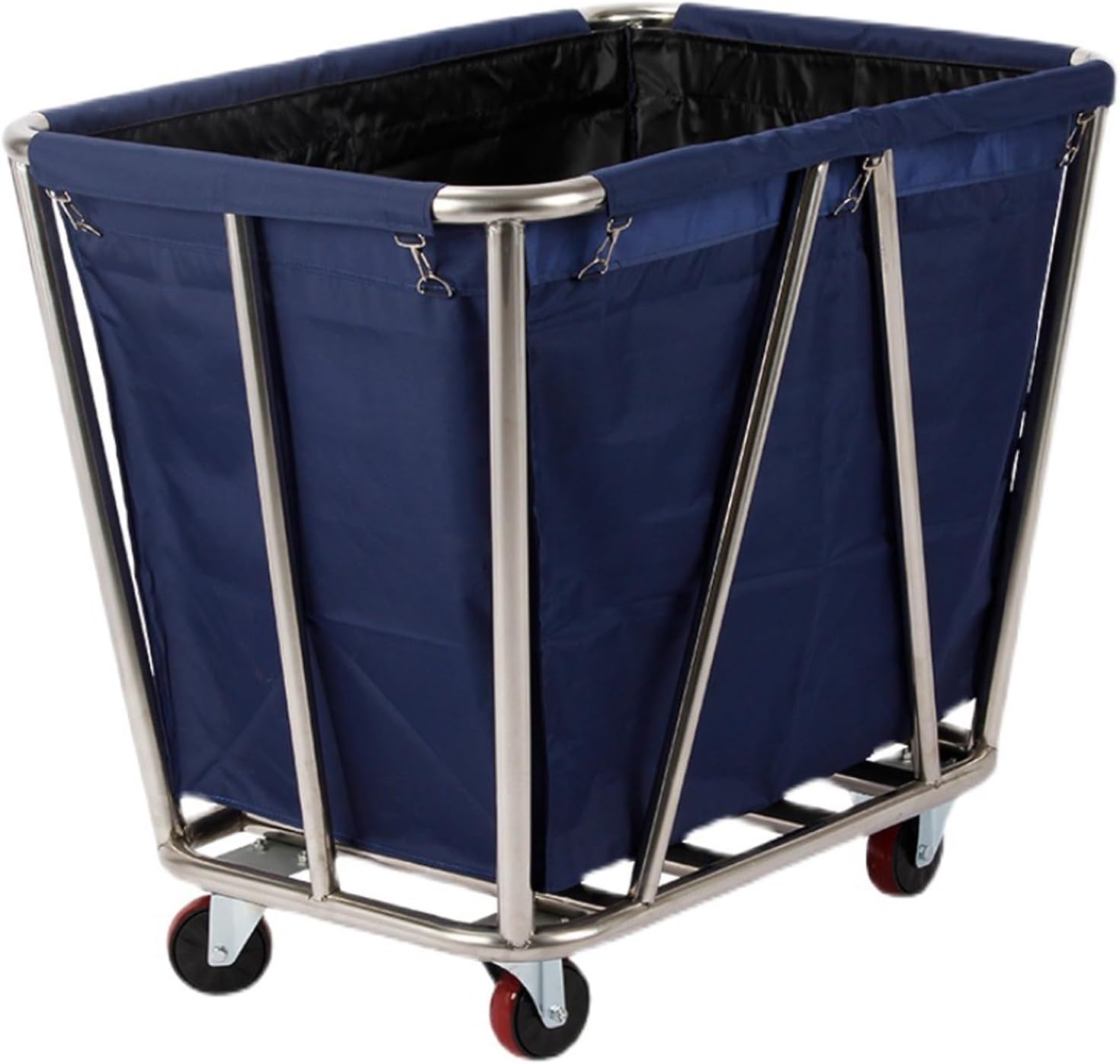 Large Laundry Basket with Wheels, Heavy Duty Rolling Storage Basket