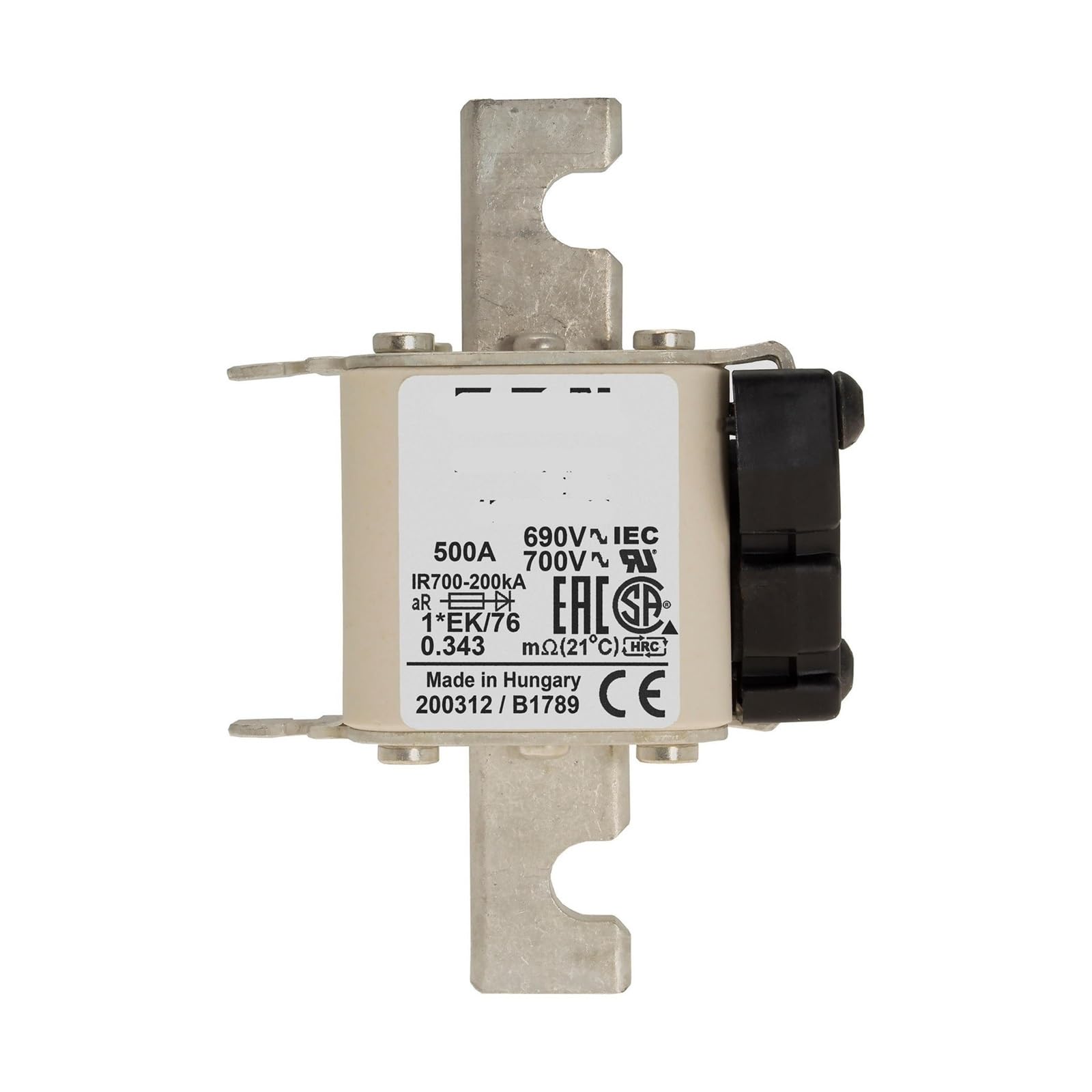 Fusible de alta velocidad 170M3367 tipo cartucho cuadrado de 315A