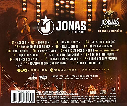 JONAS ESTICADO - JONAS ESTICADO - JONAS INTENSE - AO VIVO