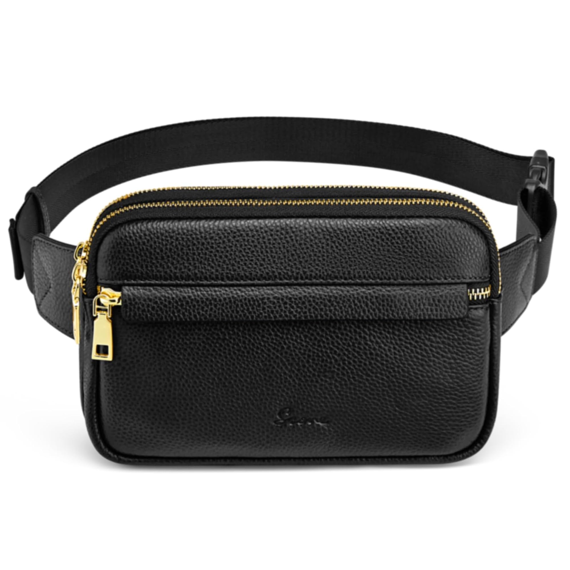Genuine Leather RFID Blocking Sling Waist Bag