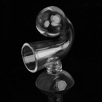 CO2 Glass Drop-Checker with Suction Cup Accurate of Planted for CO2 Levels Work with CO2-Checker Solutio