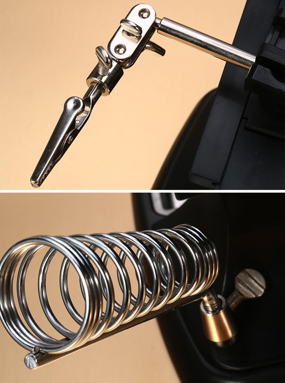 Loupe à Souder Avec LED - Grossissement 3.5X/5X/8X - Pinces Crocodiles - KATSU Pour Bijoux, Électronique