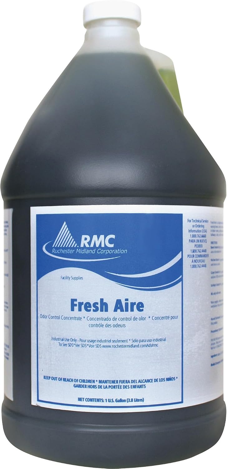 RMC Fresh Aire Deodorant Concentrate, Surface Deodorizer and Odor Neutralizer, Mint Scent, 1 gallon
