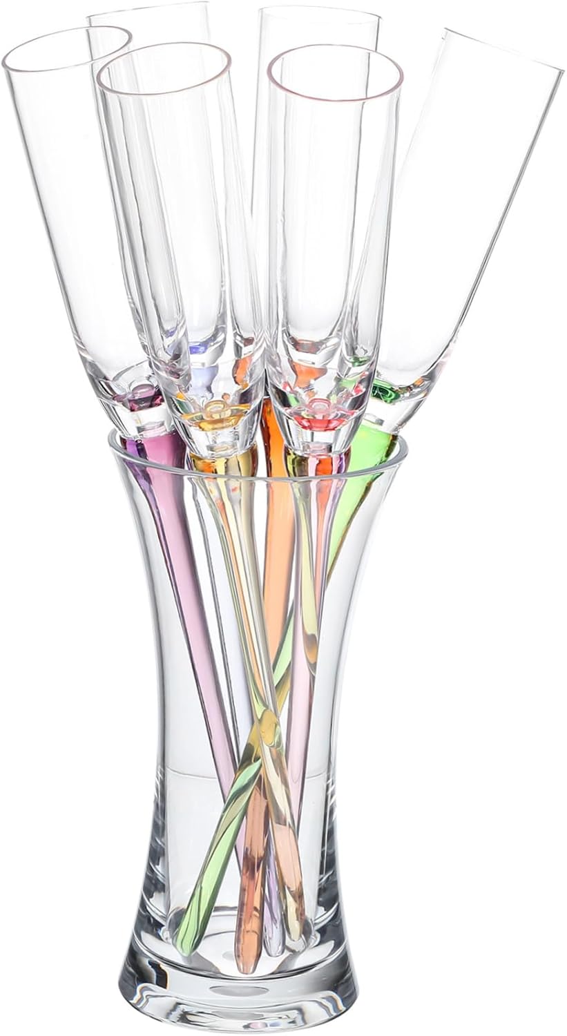 Cabilock 1Set Stylish Red Wine Cups with Base Party Goblets for Weddings Cocktail Events and Home Decor