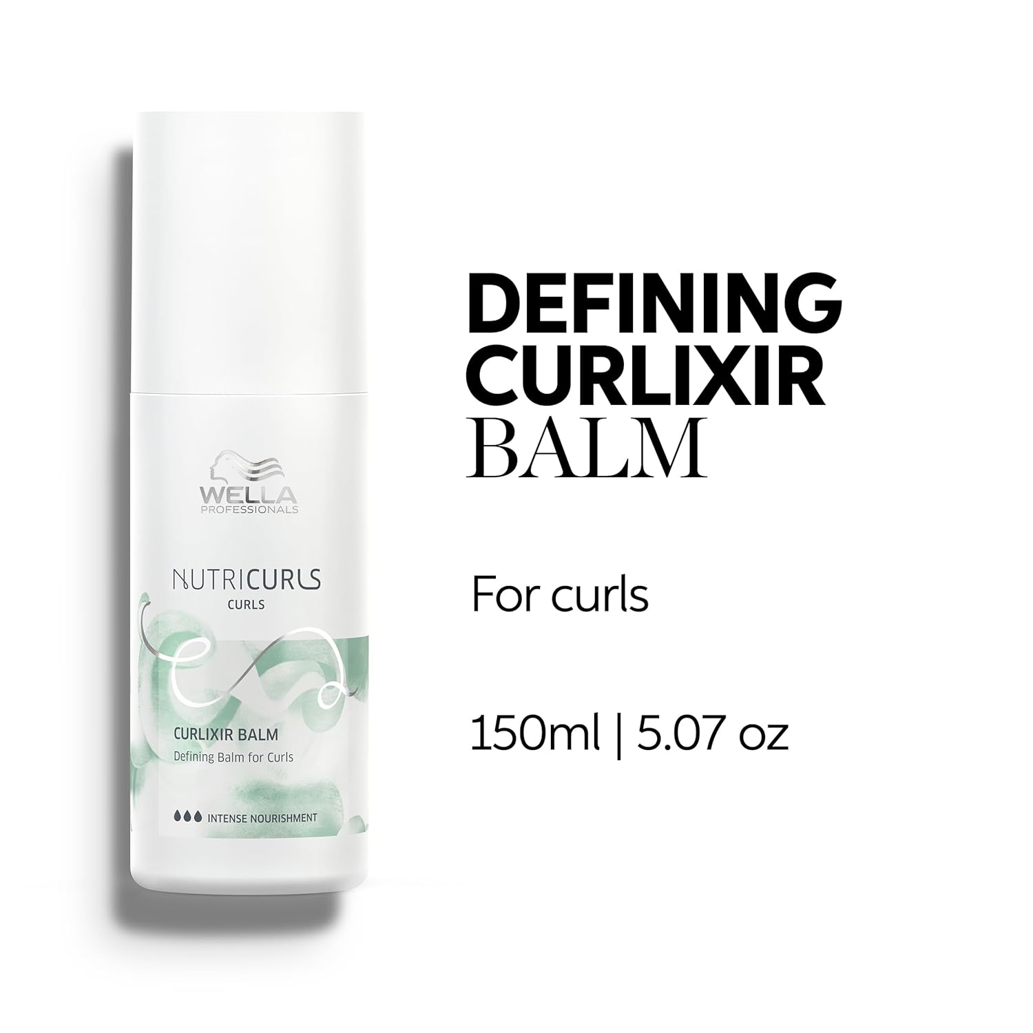Wella Professionals Nutricurls Curlixir Balm | Defining Leave-in Cream for Curls | Intense Nourishment | Soft Hold & 24H Curl Definition | 5.07 Fl Oz - Image 2