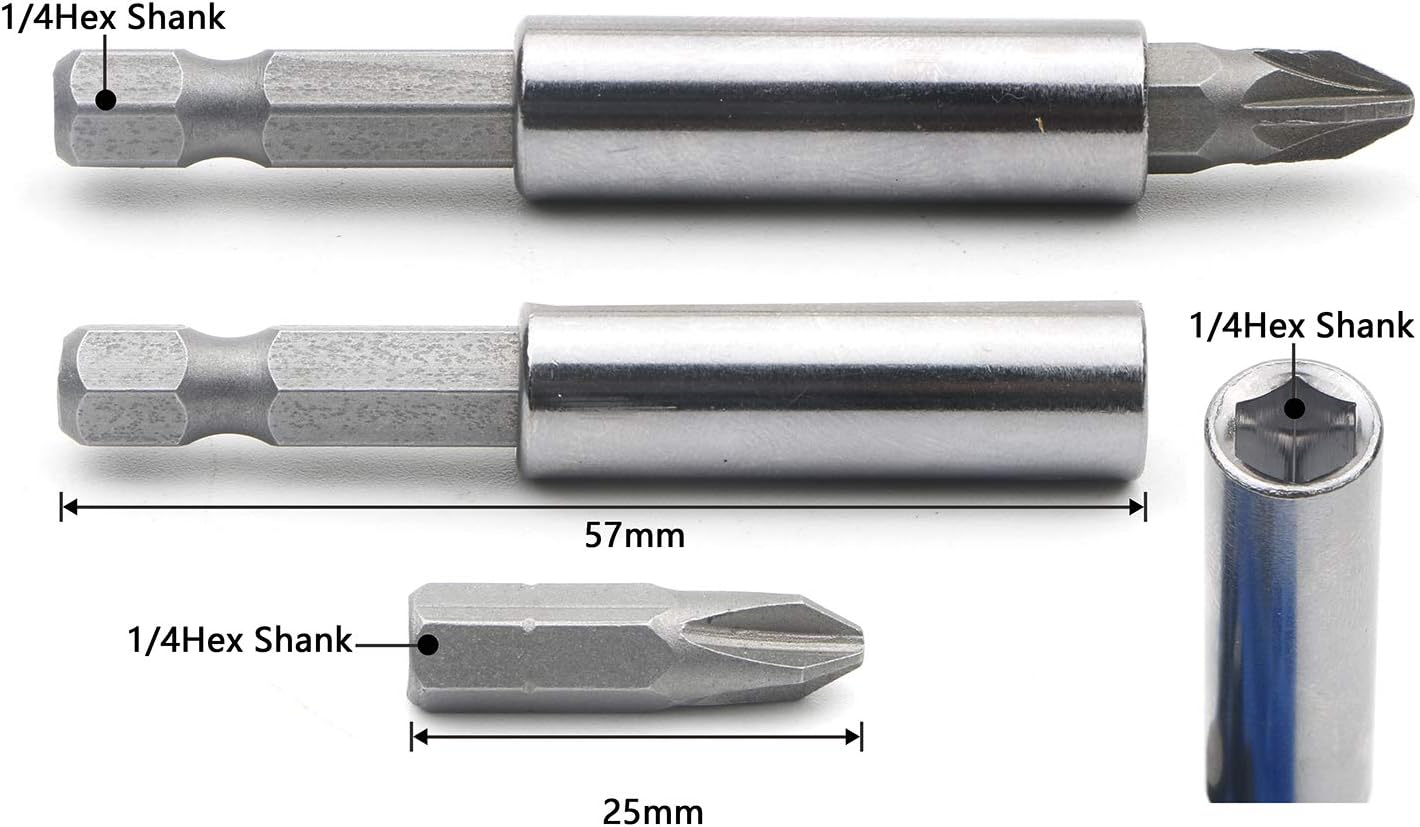 3 Pcs Impact Grade Socket Adapter Set Drill Bit Adapter Set Power Hand Tools Nut Driver 1/4 Inch 3/8 Inch 1/2 Inch, 33-Piece Security Bit Set with Magnetic Extension Bit Holder