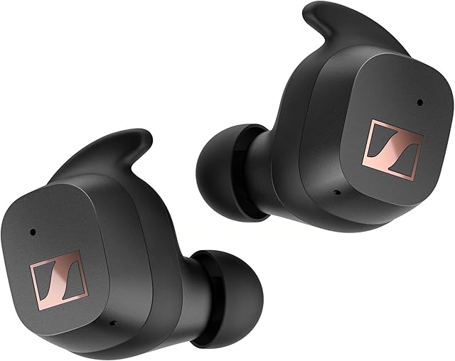 Sennheiser SPORT True Wireless Earbuds - Bluetooth In-Ear Headphones for Active Lifestyles, Music and Calls with Adaptable Acoustics, Noise Cancellation, Touch Controls, IP54 and 27-hour Battery Life