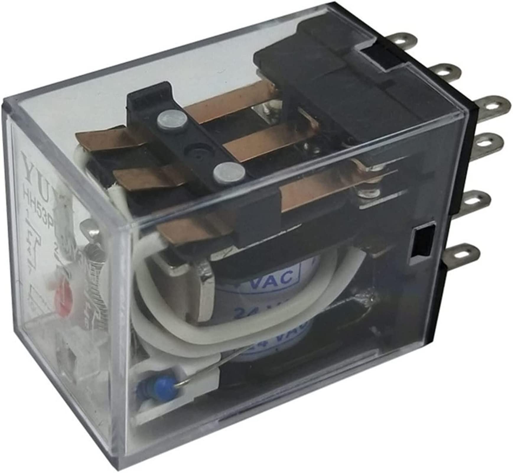 AERBNYEQP Relay 1 PCS Micro Mini HH53P MY3NJ MY3 11-Pin DC12V/DC24V/DC110V/AC220V Coil General Purpose Intermediate Electromagnetic