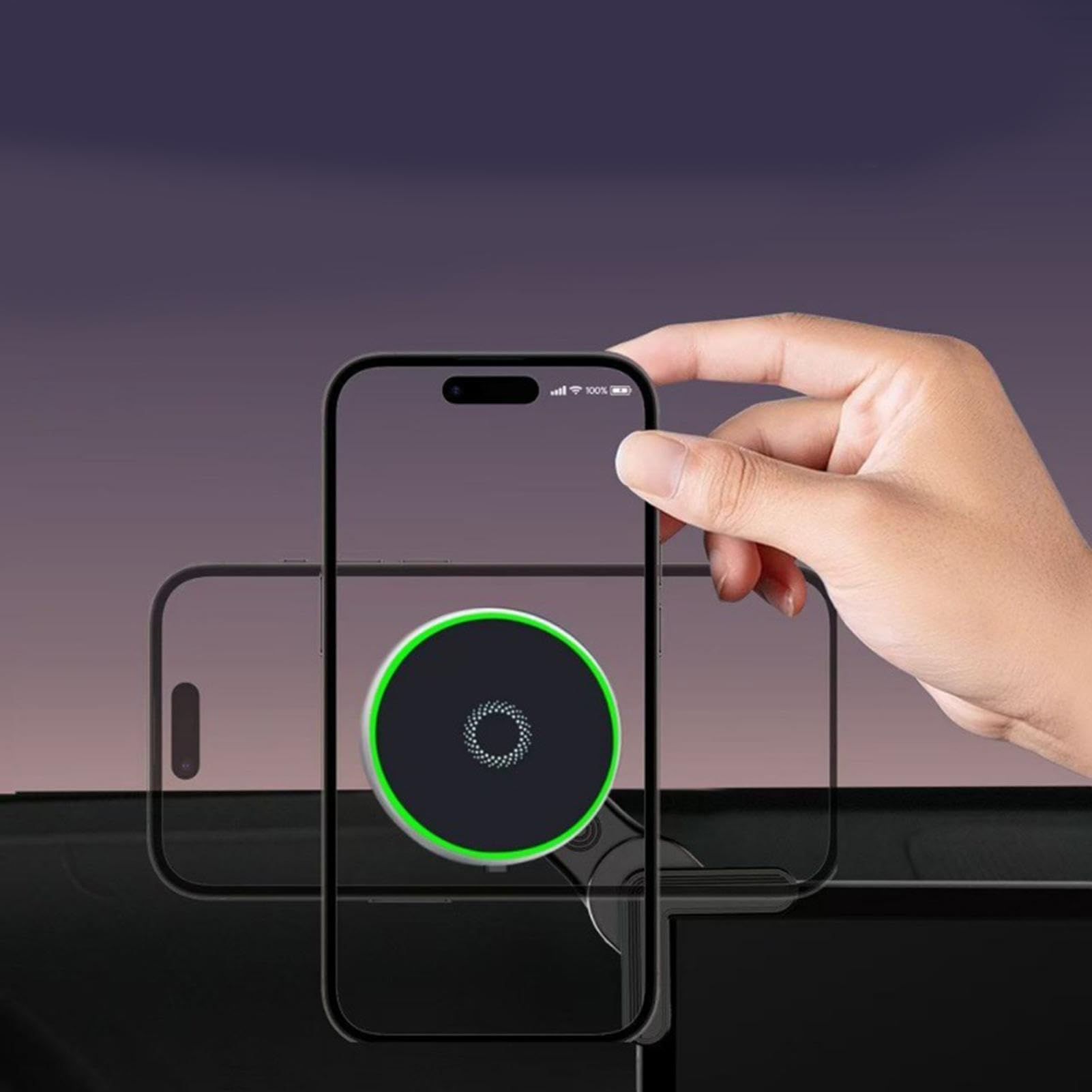 Supporto Telefono da Schermo Auto Portacellulare Magnetico Ricarica
